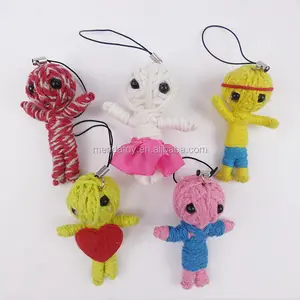 custom cartoon handmade Voodoo dolls keychain