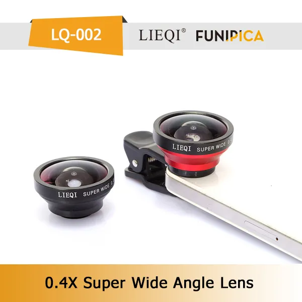 Brindes promocionais moda lentes da câmera do telefone móvel Universal 0.4X super grande para ip / pad / notebook PC