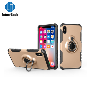 Nouveau design pour iphone cas de couverture de x avec cachée béquille magnétique tpu cas - Product Image 3