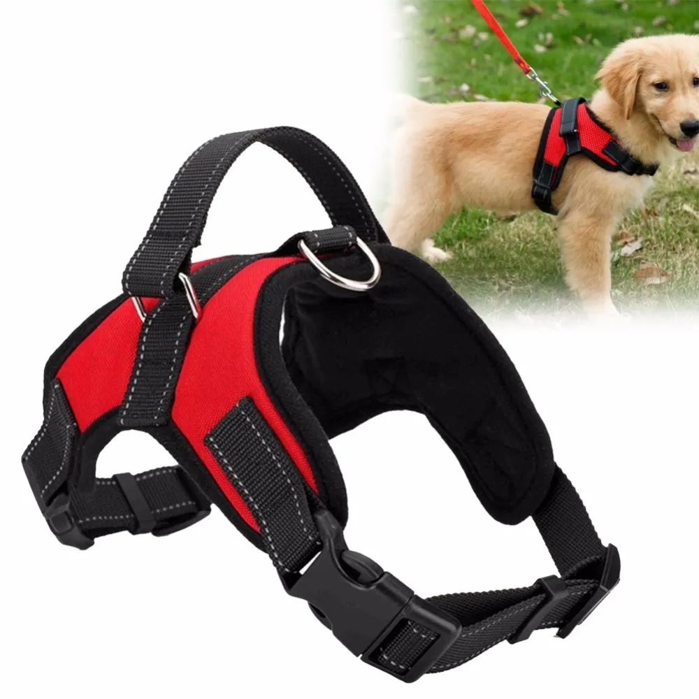 Adjustable Pet Puppy Large Dog Harness for Small Medium Large Dogs Animals Pet Walking Hand Strap Dog Supplies