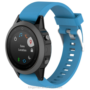 Remplacement Souple En Silicone Bracelet Sport Bracelet Bracelet Accessoire Pour <span class=keywords><strong>Garmin</strong></span> <span class=keywords><strong>5S</strong></span> - Product Image 1