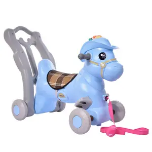 Model Baru 2021 Kuda Goyang Bayi Dalam Ruangan Plastik Anak-anak Menunggang Kuda