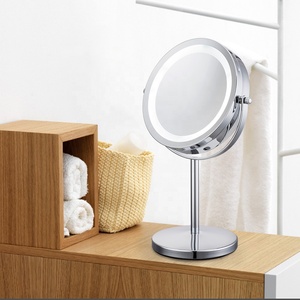 LED <strong>Lighted</strong> Vanity Makeup <strong>Mirror</strong> 7 Inch Battery Operated Beauty <strong>Magnifying</strong> <strong>10X</strong> Desktop <strong>Mirror</strong> Daily Makeup Personal Beauty Care - Product Image 6