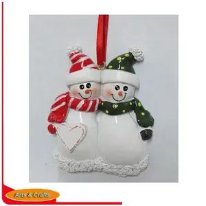 Polyresin Santa of love couple decoration