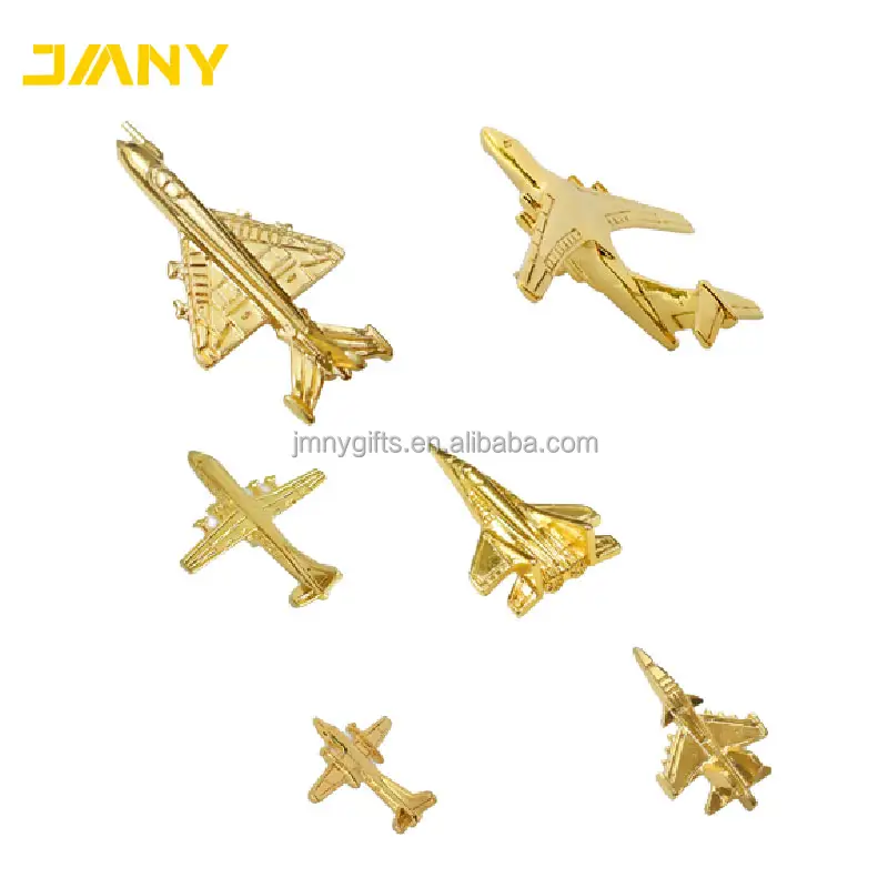 Factory Directly Custom Design Metal 3D Airplane Lapel Pins