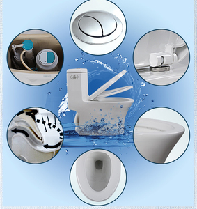 WC en céramique à économie <span class=keywords><strong>d</strong></span>'<span class=keywords><strong>eau</strong></span>, à poser au sol, avec siphon à <span class=keywords><strong>jet</strong></span>, design occidental, prix imbattable, dernière collection - Product Image 1