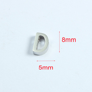 FAI DA TE In Acciaio Inox A-Z <span class=keywords><strong>Alfabeto</strong></span> Altamente Lucido Personalizzato Lettera di Fascini per Monili Che Fanno - Product Image 6