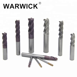 CNC 2 flöte 4 flöte solide wolfram hartmetall-schaftfräser - Product Image 6