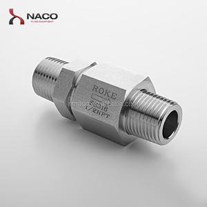 Válvula de Retención Hidráulica de Acero Inoxidable con Rosca Macho NPT de 1/4 Pulgadas - Product Image 3