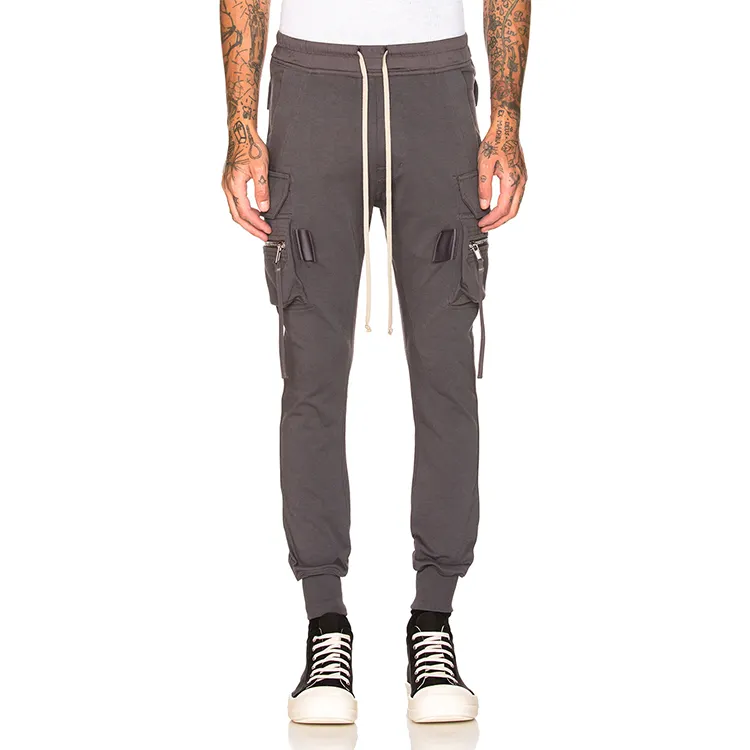 OEM 100% coton plaine hommes Pantalon Cargo Décontracté