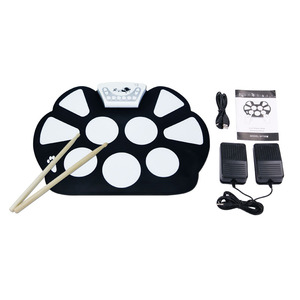 Xách tay Sillicon Cuốn Lên <span class=keywords><strong>Drum</strong></span> up <span class=keywords><strong>Kit</strong></span> Cuốn Trống Điện Tay Cuốn <span class=keywords><strong>Drum</strong></span> cho Babys - Product Image 1