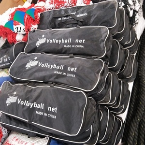 Harga pabrik ukuran standar Logo kustom kualitas tinggi 1x9.5m poliester polietilen 10 jaring voli portabel untuk pantai - Product Image 1