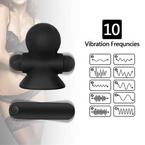 Pompe à tétons, vibrateurs Kegel pour femmes, balles vibrantes, pinces à tétons, massage, <span class=keywords><strong>ventouse</strong></span> pour chatte - Product Image 4