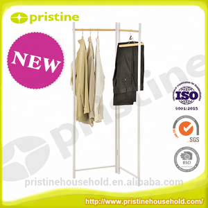 Porte-manteau en métal pliable et portable au design moderne Nouveau fabricant de meubles de Taïwan pour le rangement de la maison, les garde-robes et la salle de bain - Product Image 2