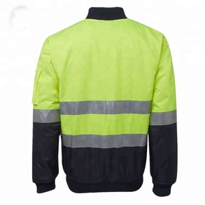 Offre Spéciale Personnalisable <span class=keywords><strong>Hi</strong></span> <span class=keywords><strong>Vis</strong></span> Bomber Veste de sécurité Vêtement imperméable à bas prix avec logo personnalisé - Product Image 2