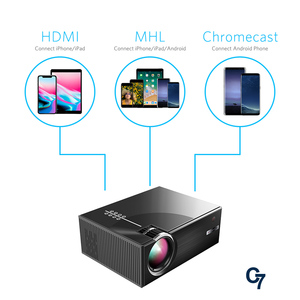 Máy Chiếu LED HD <span class=keywords><strong>C7</strong></span> Giá Rẻ, Máy Chiếu Phim Gia Đình Đa Phương Tiện, Hỗ Trợ Quay Video 1080P, Máy Chiếu Thông Minh Mini Pico - Product Image 5