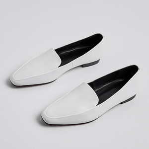 WETKISS Commercio All'ingrosso Traspirante Scarpe Basse di Cuoio Genuino OEM Scivolare Sulle Donne Scarpe Basse Solido Delle Signore Mocassino Scarpe per la Signora Dell'ufficio - Product Image 5