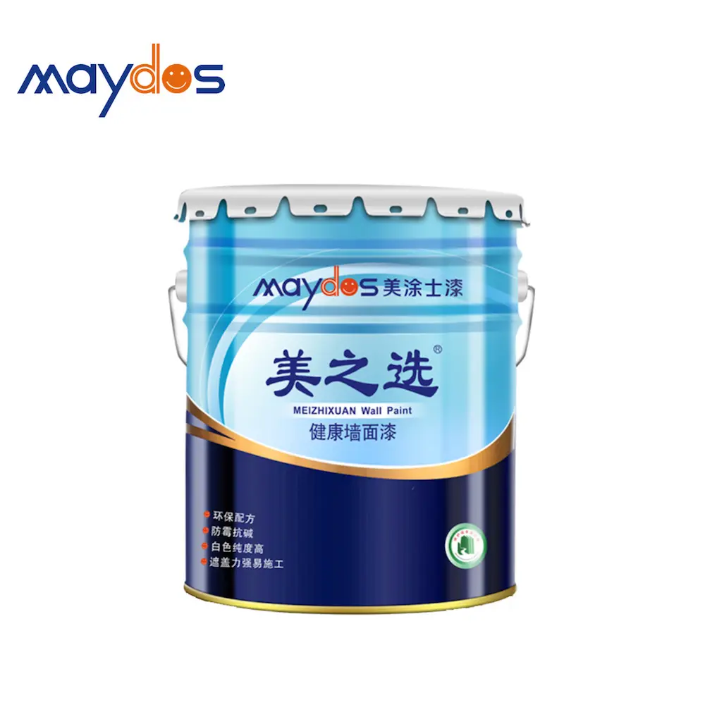 Washable acrylic interior silk emulsion plaster wall paint