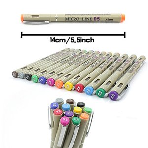 Micro <span class=keywords><strong>Fine</strong></span> Line Needle <span class=keywords><strong>Tip</strong></span> Liner Marker Vẽ Bút Để Tô Màu, Vẽ Tranh - Product Image 5