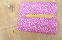 Tissu 100% coton rose, fat quarter, étoffe pour couture de poupées Tilda, DIY bricolage, textiles Patchwork
