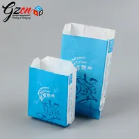 customized print logo wax grease proof breakfast paper bag