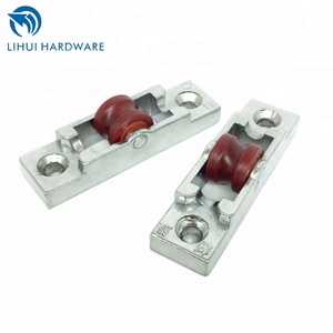 Pvc Trượt Cửa Sổ Con Lăn Với Duy Nhất Nylon Bánh Xe Upvc Cửa Sổ Phần Cứng - Product Image 1