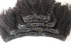 2015 più popolari afro crespo ricci estensione dei <span class=keywords><strong>capelli</strong></span> naturali clip nero nelle estensioni dei <span class=keywords><strong>capelli</strong></span> per le donne afro-americane - Product Image 2