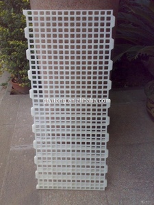 1200*500*40mm agujero cuadrado cobertizos para pollos piso de listón de plástico piso de granja avícola - Product Image 6