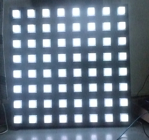 Panneau matriciel LED portable pour piste de danse de mariage, lumières DJ DMX512 IP55 RGB en aluminium et plastique, sol à pixels numériques - Product Image 5