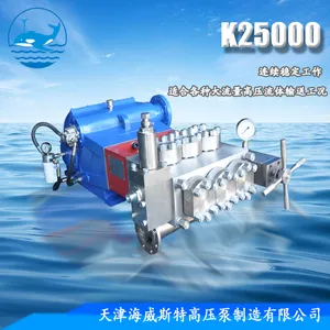 Unité de pompe haute pression 33MPa 1165L/min 353kW pour injection d'eau de champ pétrolifère
