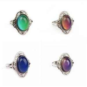 Anillo de Piedra de Humor que Cambia de Color, Estilo Antiguo, Plateado, Barato, al por Mayor, de <span class=keywords><strong>Ally</strong></span> Express - Product Image 3