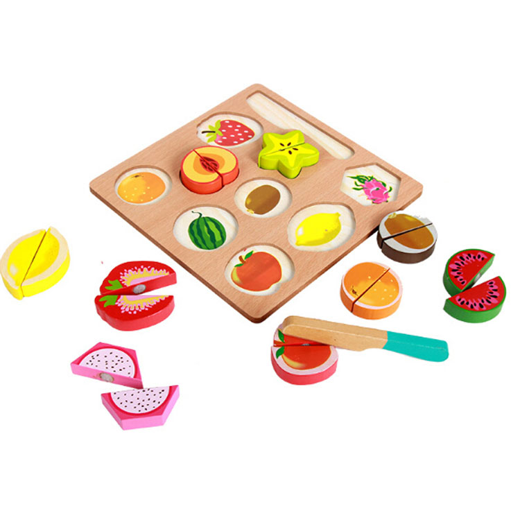 Детские деревянные игрушки для фруктов и овощей