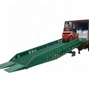 Mobile hydraulic dock yard ramp heavy duty container material handling equipment