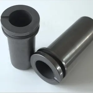 High Purity High Temperature Resistance Gold Melting 1kg 2kg 3kg Polished Graphite Crucible with neck