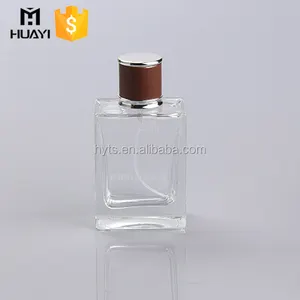 100毫升长方形透明空香水玻璃瓶重量 100毫升
