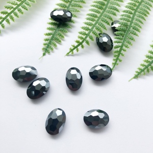 Bán Hot trang trí đá artware đối với trang sức làm rực rỡ cắt hình bầu dục Nguyên <span class=keywords><strong>hematite</strong></span> đá quý tự nhiên - Product Image 2