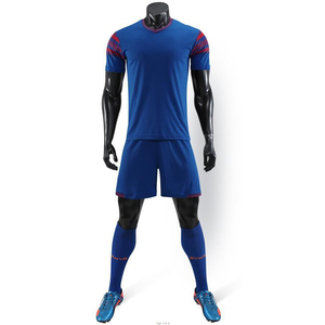 Wholesale 100% Polyester white jersey soccer sets uniform - Product Image 1