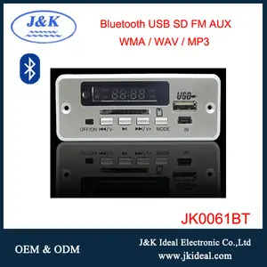 JK0061BT reproductor de música Digital mp3 usb circuito amplificador de audio de 12v