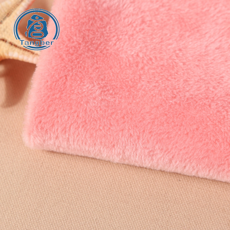 warm leggings fabric 380gsm cotton polyester spandex soft micro velvet stretch fabric for leggings