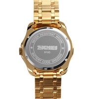 Montre Skmei 9193 Dragon en acier inoxydable avec cadran en verre et aiguilles, étanche – Créez votre propre style