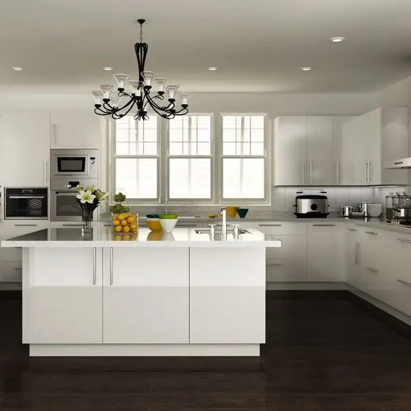 Australia Modern Villa Project High Gloss Lacquer Kitchen Cabinets Furniture