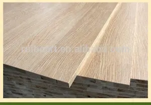 Supply A Grade Rubber Finger Jointed Board Use For Furniture