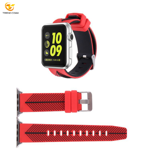 2017 nuevos productos calientes elegante silicona <span class=keywords><strong>banda</strong></span> de reloj para Apple Watch <span class=keywords><strong>banda</strong></span> Correa - Product Image 1