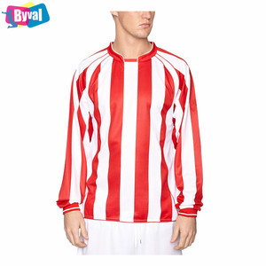 Byval Maglietta di Calcio di Calcio A Manica Lunga Della Camicia Rapida A Secco di Sublimazione Pullover Su Ordinazione Logo di Shopping On-Line - Product Image 5