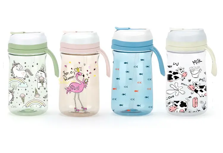 Bpa Botol Air Isap Anak-anak, Tritan Produksi Baru Gratis/Stainless Steel