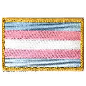 Tuỳ Chỉnh Chuyển Giới Pride Thêu Vá Với <span class=keywords><strong>Hook</strong></span> Và <span class=keywords><strong>Loop</strong></span> - Product Image 1