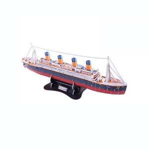 Bateau <span class=keywords><strong>3D</strong></span> <span class=keywords><strong>Puzzle</strong></span>-Kit de construction de modèles de bateaux DIY Ship Model Jigsaw <span class=keywords><strong>Puzzle</strong></span> Educational Toy Paper - Product Image 6