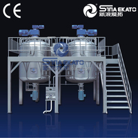 SinaEkato liquide lavage homogénéisation mélangeur chimique cosmétique corps lavage Gel ligne de production savon liquide détergent faisant la Machine
