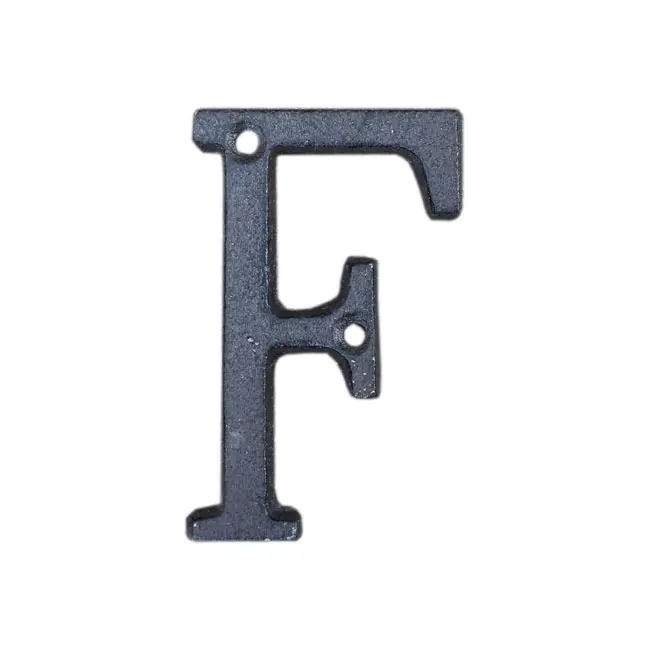 High quality customized cast iron wall decor house number