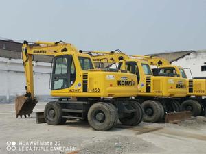 Cinese 15ton 16ton 20ton <span class=keywords><strong>komatsu</strong></span> escavatore gommato commercio <span class=keywords><strong>PC150</strong></span> usato escavatore gommato <span class=keywords><strong>komatsu</strong></span> - Product Image 3